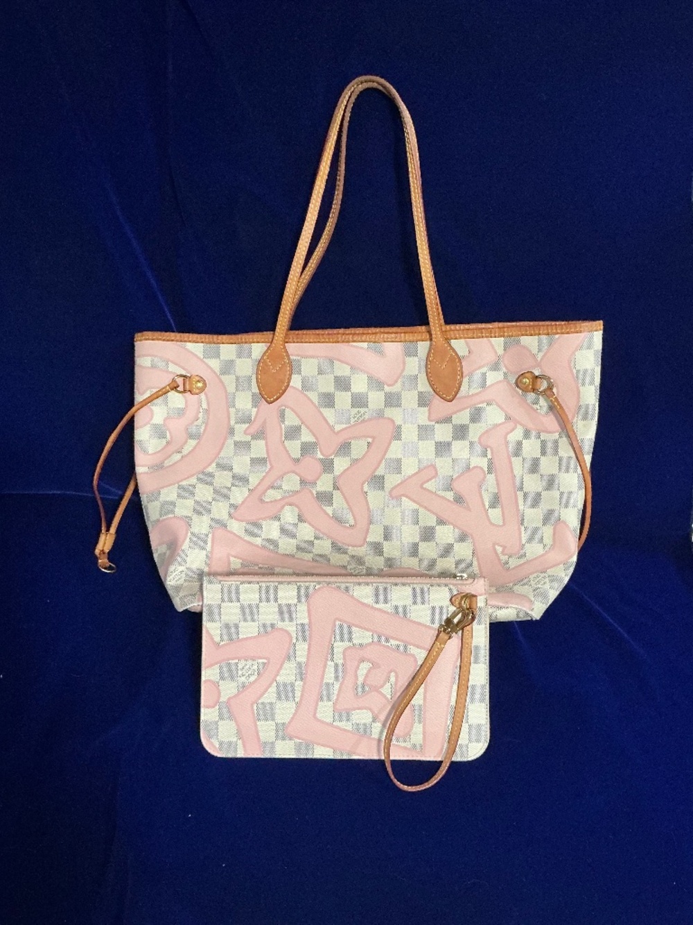 ✨Special edition Authentic Louis Vuitton Damier Azur Tahitienne Neverfull MM